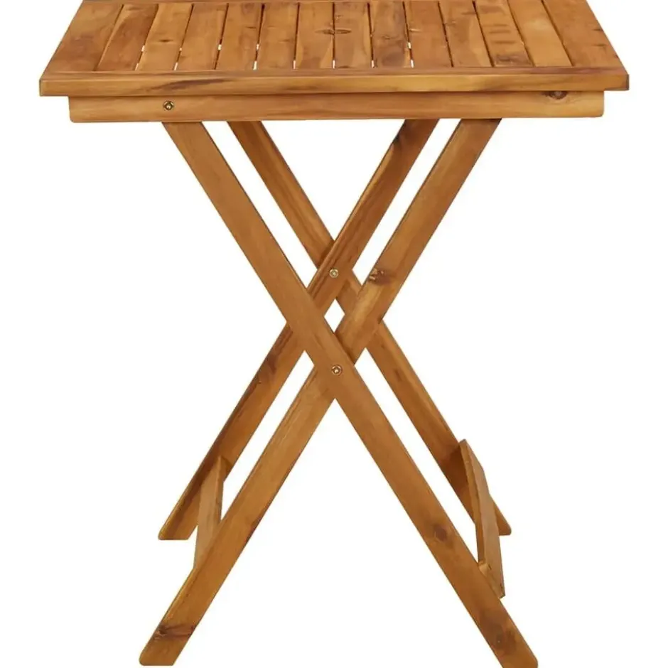 vidaXL - Bistroset - Bruin - Acaciahout - 3 stuks