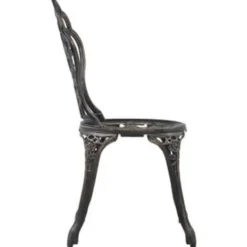 vidaXL - Bistroset - Bruin - Aluminium
