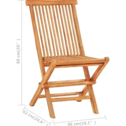 vidaXL - Bistroset - Bruin - Hout