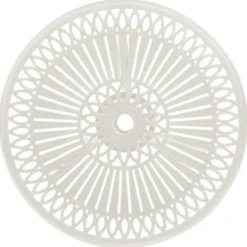 vidaXL - Bistroset - Wit - Aluminium - 3 stuks