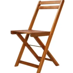 vidaXL - Bistrostoel - Bruin - Hout - 2 stuks