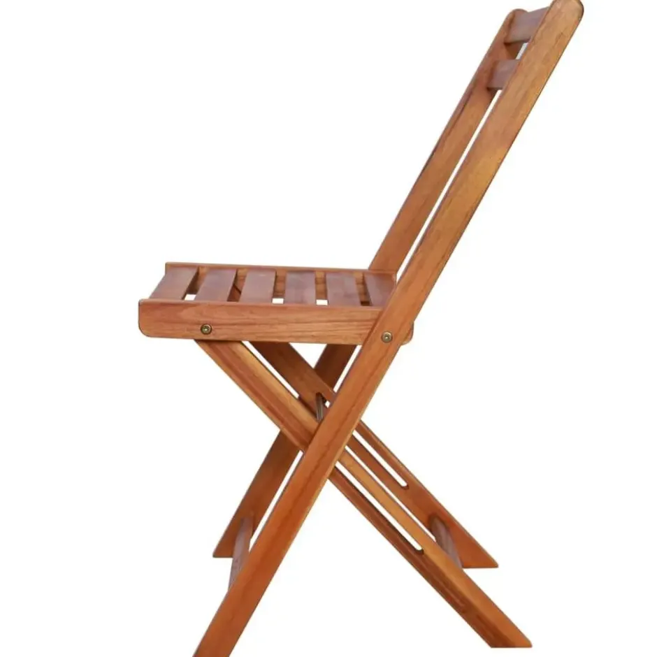 vidaXL - Bistrostoel - Bruin - Hout - 2 stuks
