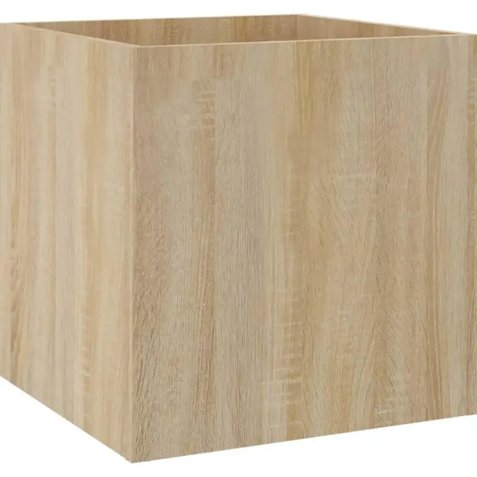 vidaXL - Bloembak - Bruin - Bewerkt hout