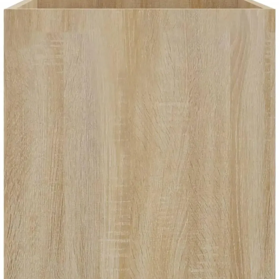 vidaXL - Bloembak - Bruin - Bewerkt hout