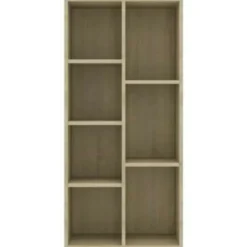 vidaXL - Boekenkast - Bruin - Bewerkt hout