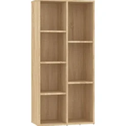 vidaXL - Boekenkast - Bruin - Bewerkt hout