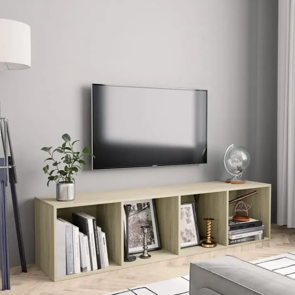 vidaXL - Boekenkast - Bruin - Bewerkt hout