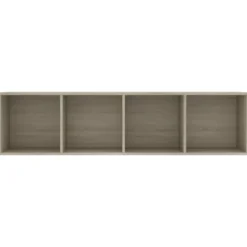 vidaXL - Boekenkast - Bruin - Bewerkt hout