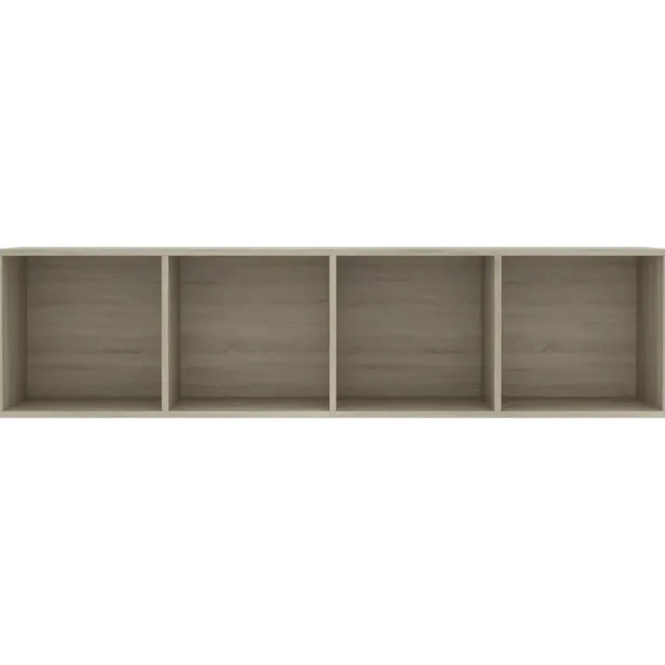 vidaXL - Boekenkast - Bruin - Bewerkt hout