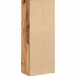 vidaXL - Boekenkast met 4 deuren voor woonkamers - Oud hout - 40x24x102 cm