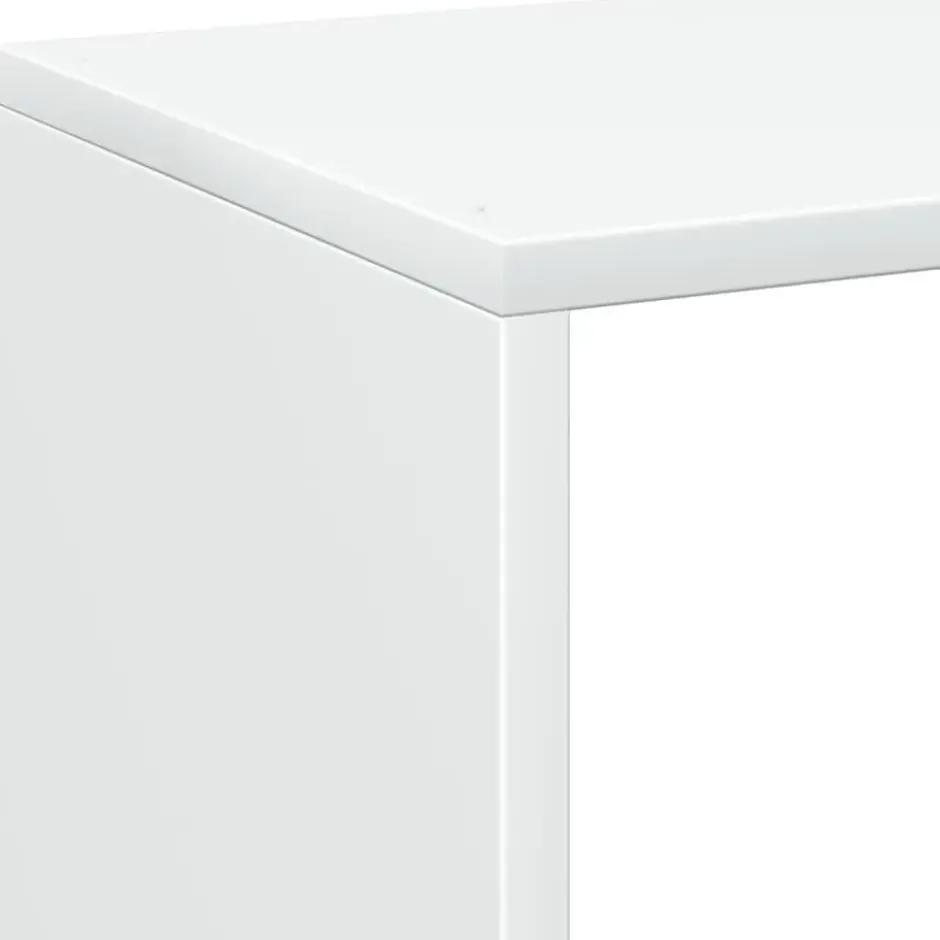 vidaXL - Boekenkast met 4 open vakken voor woonkamers - Wit -69.5x29x69.5 cm