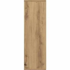 vidaXL - Boekenkast met 5 vakken - Artisanaal eiken - Bewerkt hout - 50x25x80 cm