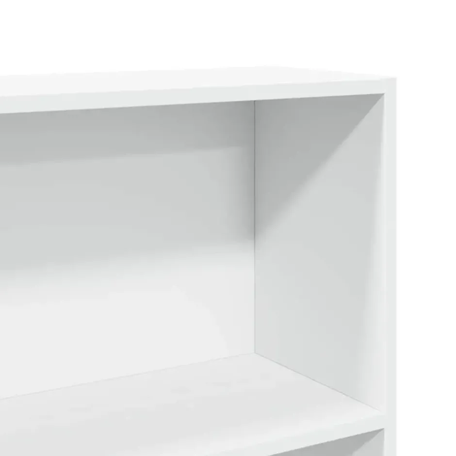 vidaXL - Boekenkast met 5 vakken - Wit - Bewerkt hout - 80x24x176 cm