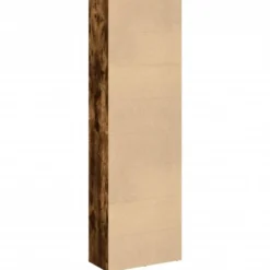 vidaXL - Boekenkast met 5 vakken voor woonkamers - Gerookt eiken - 60x30x189 cm