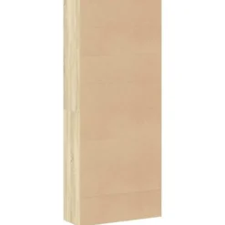 vidaXL - Boekenkast met 5 vakken voor kantoor - Sonoma eiken - 80x30x189 cm