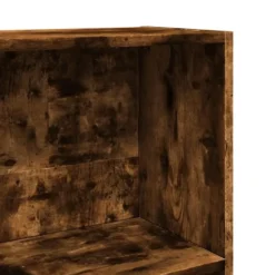 vidaXL - Boekenkast met 5 vakken voor kantoor - Gerookt eiken - 60x24x176 cm