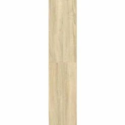 vidaXL - Boekenkast met 3 vakken - Sonoma eiken - Bewerkt hout - 60x24x109 cm