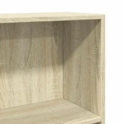 vidaXL - Boekenkast met 3 vakken - Sonoma eiken - Bewerkt hout - 60x24x109 cm