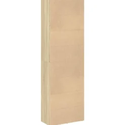 vidaXL - Boekenkast met 5 vakken voor woonkamers - Sonoma eiken - 60x30x189 cm