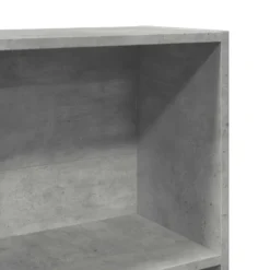 vidaXL - Boekenkast met 5 vakken - Betongrijs - Bewerkt hout - 40x24x176 cm