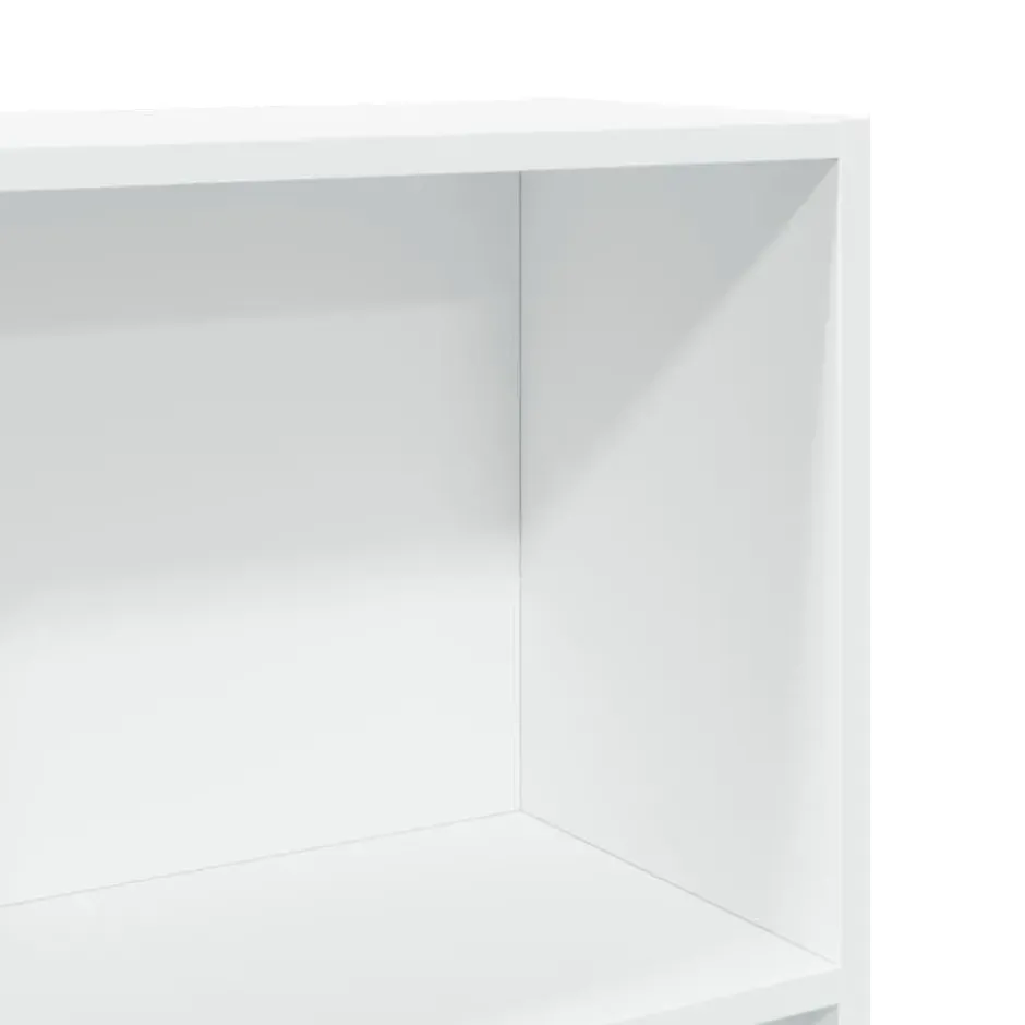 vidaXL - Boekenkast met 4 vakken voor kantoor - Wit - Hout - 60x24x143 cm