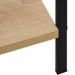 VIDAXL Boekenkast 4 schappen 60x27,6x124,5 cm spaanplaat eikenkleurig