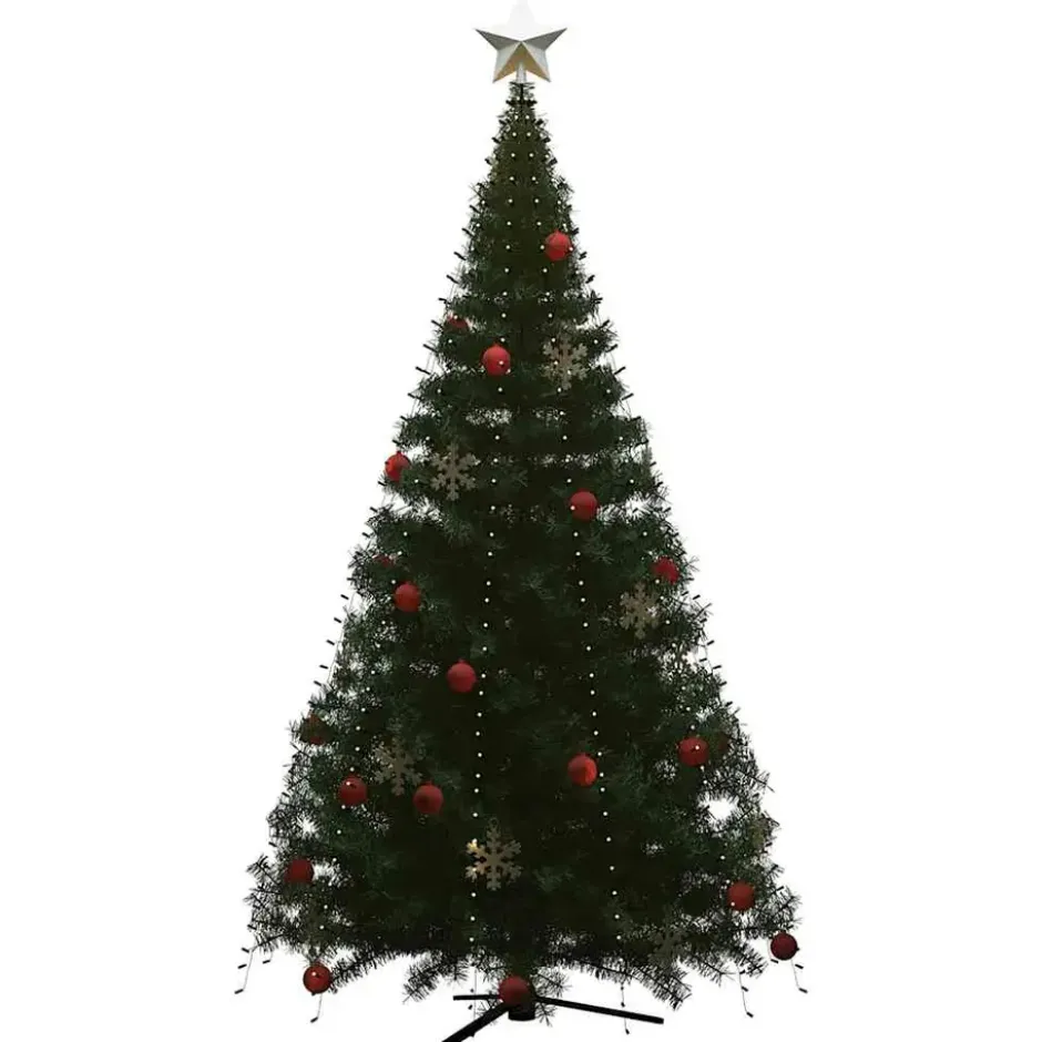 vidaXL - Boomverlichting - Wit - PVC - 500 cm