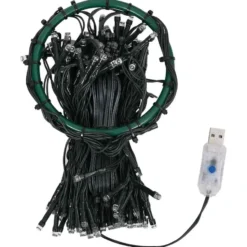 vidaXL - Boomverlichting - Wit - PVC - 500 cm