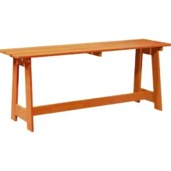 vidaXL - Buitenenbank - Naturel - Massief acaciahout - 119x35x47 cm
