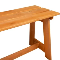 vidaXL - Buitenenbank - Naturel - Massief acaciahout - 119x35x47 cm