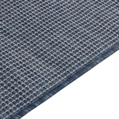 vidaXL - Buitenkleed - Blauw - Kunststof - 140 x 200 cm