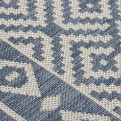 vidaXL - Buitenkleed - Blauw - Kunststof - 120 x 170 cm