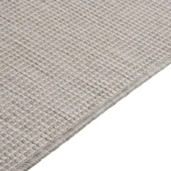 vidaXL - Buitenkleed - Grijs - Kunststof