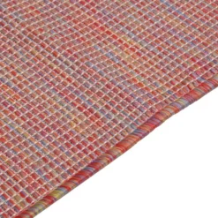 vidaXL - Buitenkleed - Rood - Kunststof - 120 x 170 cm