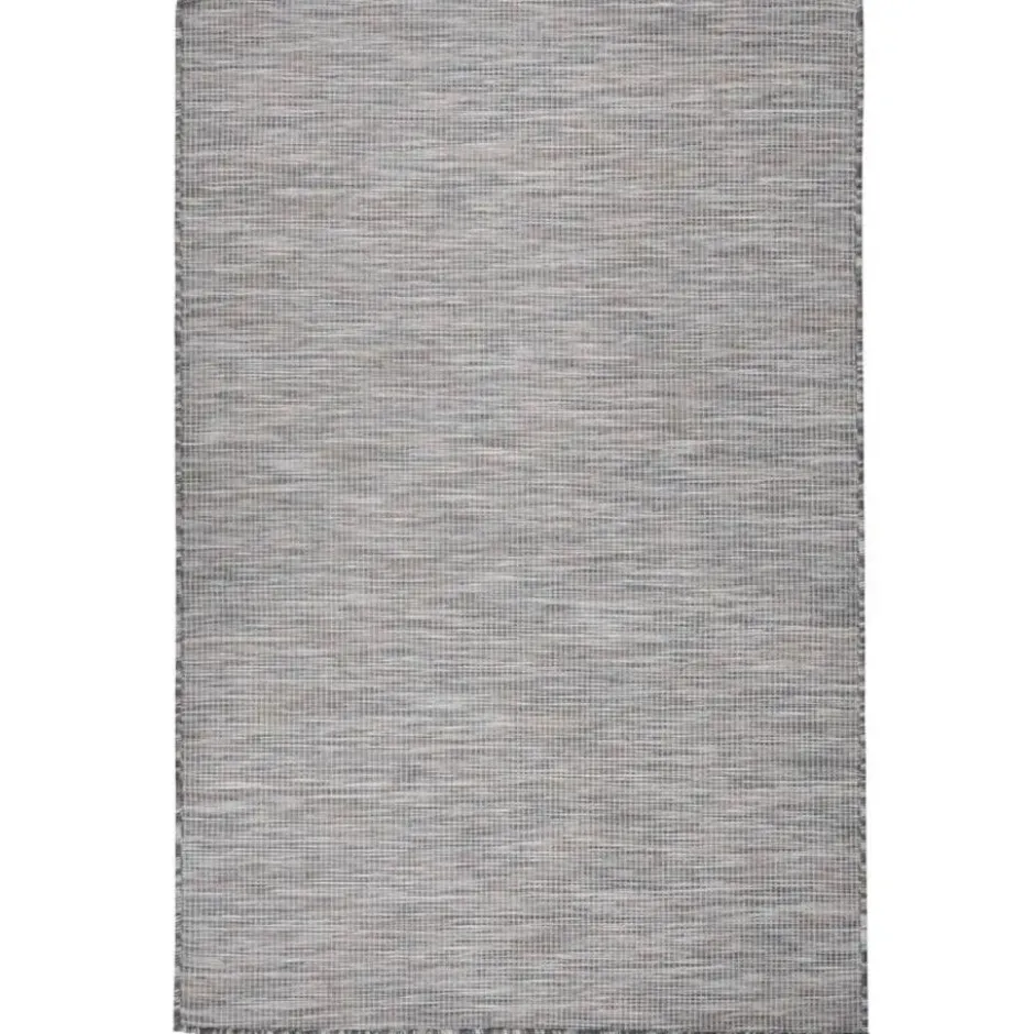 vidaXL - Buitenkleed - Zwart - Kunststof - 120 x 170 cm
