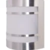 vidaXL - Buitenlamp - Zilver - Roestvrij staal