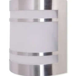 vidaXL - Buitenlamp - Zilver - Roestvrij staal