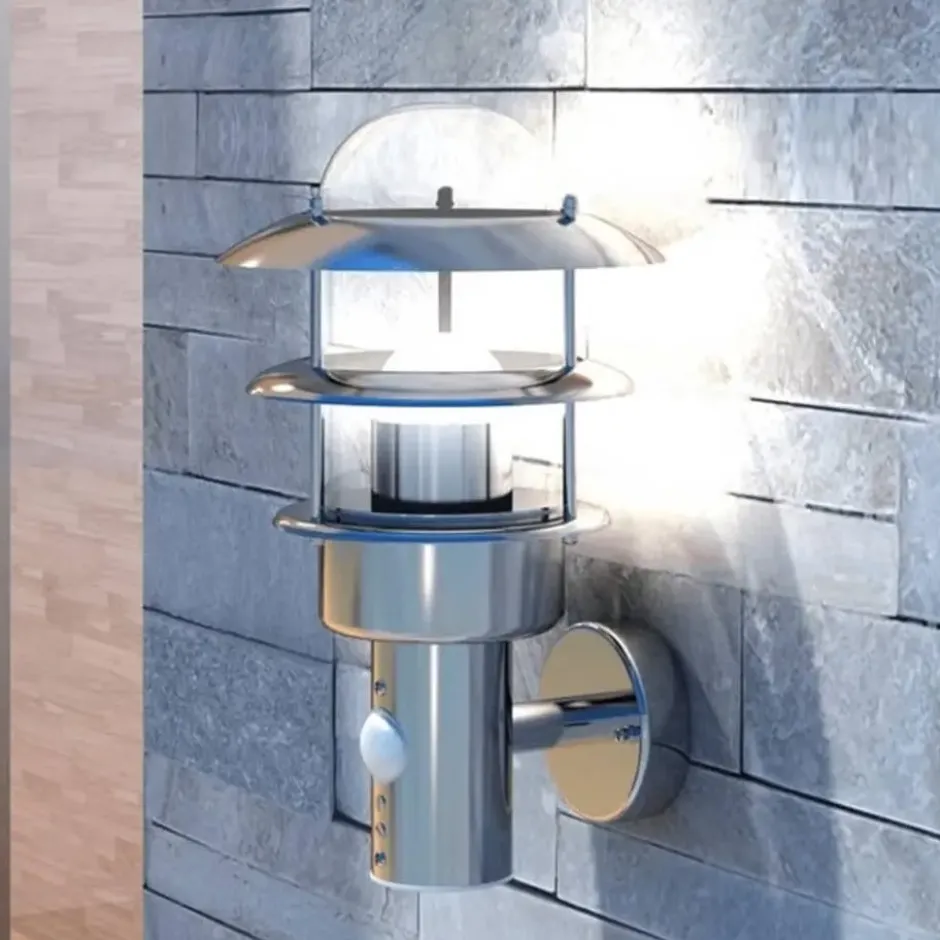 vidaXL - Buitenverlichting - Zilver - Roestvrij staal - 1 pcs