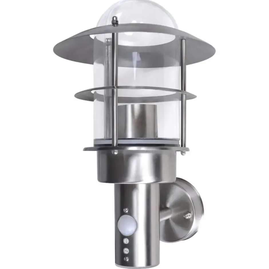 vidaXL - Buitenverlichting - Zilver - Roestvrij staal - 1 pcs