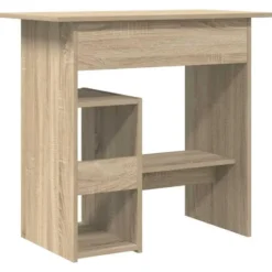 vidaXL - Bureau - Bruin - Bewerkt hout