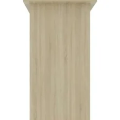 vidaXL - Bureau - Bruin - Bewerkt hout