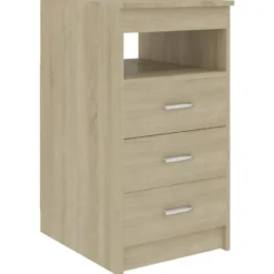 vidaXL - Bureau - Bruin - Bewerkt hout
