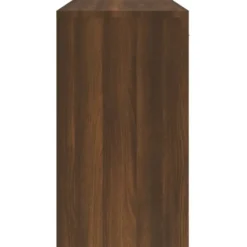 vidaXL - Bureau - Bruin - Bewerkt hout