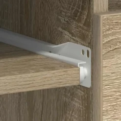 vidaXL - Bureau - Bruin - Bewerkt hout