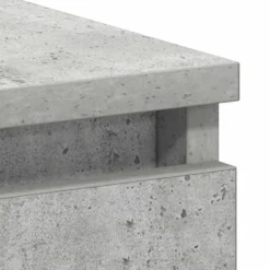 vidaXL - Bureau - Grijs - Bewerkt hout