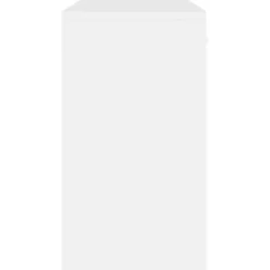 vidaXL - Bureau - Wit - Bewerkt hout