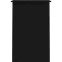 vidaXL - Bureau - Zwart - Bewerkt hout