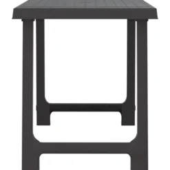 vidaXL - Campingtafel - Antracietkleurig - Polypropyleen - 79x56x64 cm