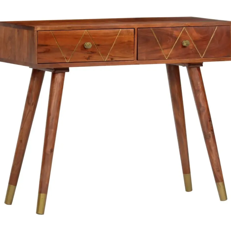 vidaXL - Console Tafel - Bruin - Acaciahout