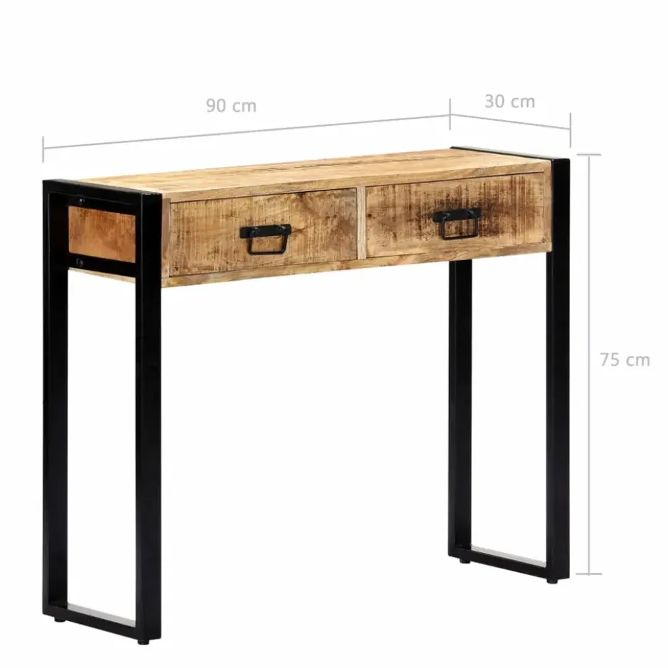 vidaXL - Console Tafel - Bruin - Hout